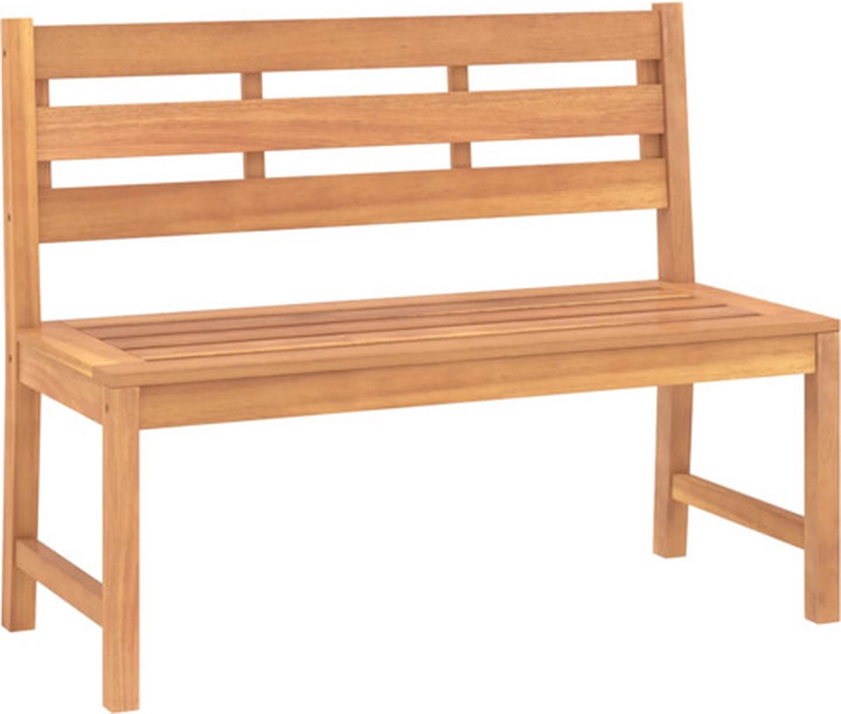 vidaXL - Tuinbank - 114 - cm - massief - teakhout