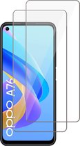 Screenprotector geschikt voor Oppo A76 - Gehard Glas Beschermglas Tempered Glass Screen Protector - 2 Stuks