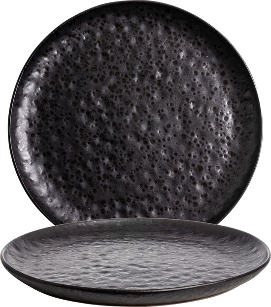 Gusta Table Tales Bord Zwart ø26cm Dinerbord Mineral