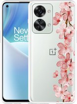OnePlus Nord 2T Hoesje Flower Branch - Designed by Cazy