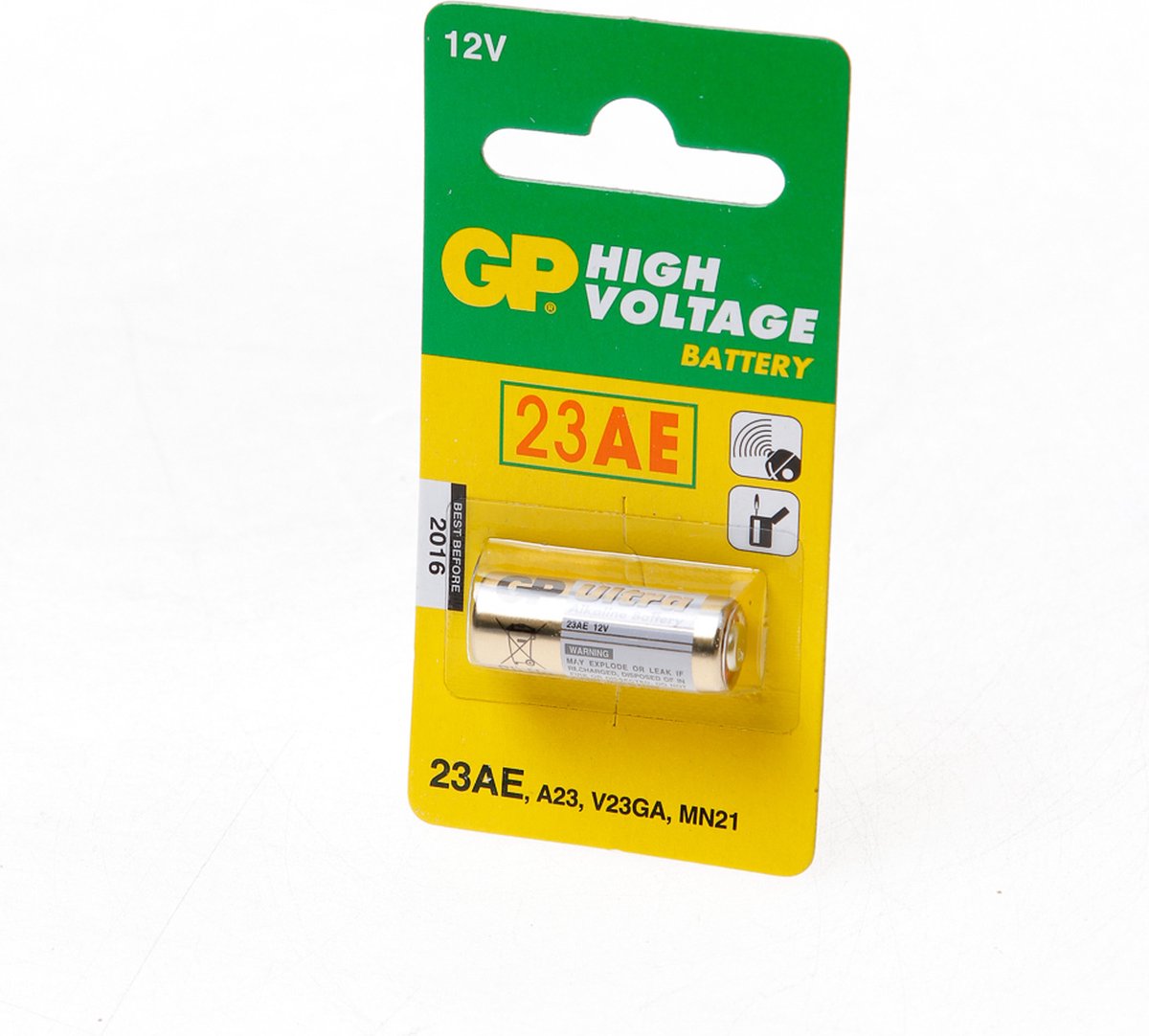Doosje GP Hoog voltage alkaline knoopcel 23A (MS21 / MN21) 1 stuk