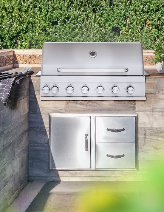 Mustang Gas Grill Pearl 4 Pits Inbouw BBQ van Mustang — afbeelding 3