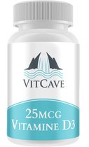 VitCave - Vitamine D3 - 25mcg - 100 softgels