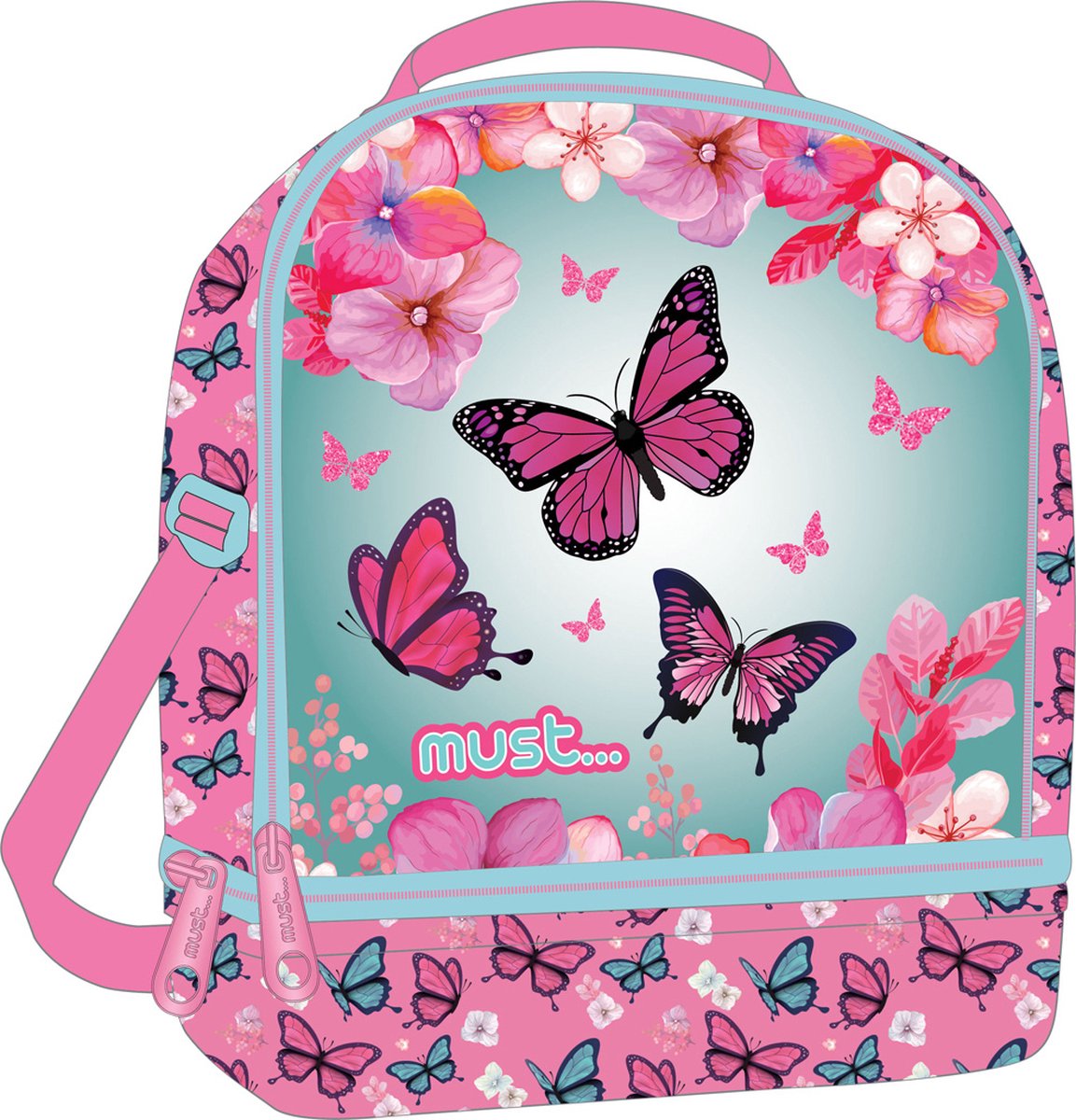 Must Koeltasje, Butterfly - 24 x 20 x 12 cm - Polyester