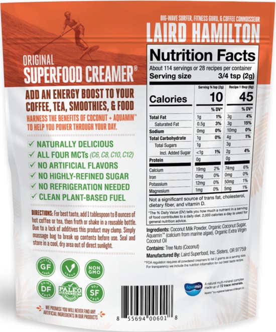 Laird Superfood Original Superfood Creamer bol