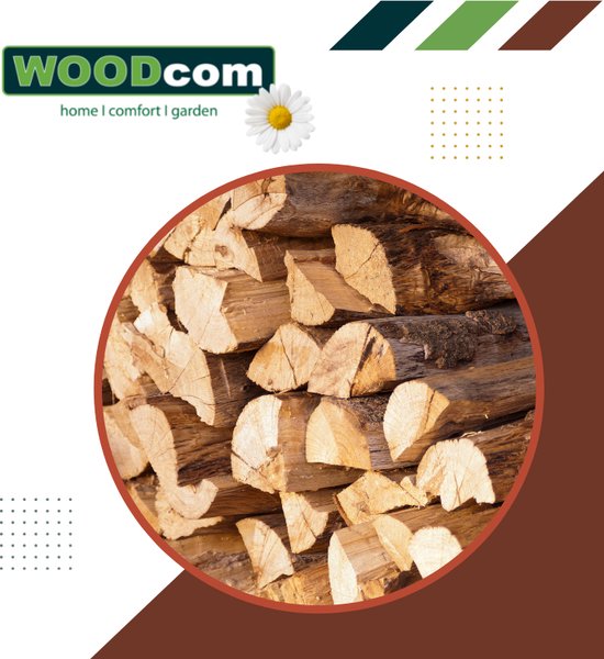 WOODcom Haardhout Mix Ovendroog 2 m³