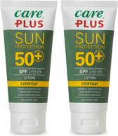 2x Care Plus zonnebrand SPF50+ - Everyday lotion tube - 100ml