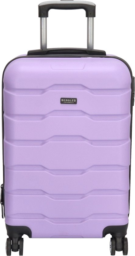 strand borduurwerk prachtig Beagles Originals Comfy Travel Handbagage Koffer - 55 cm - Lila | bol.com
