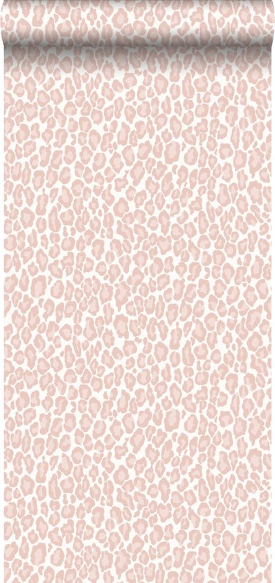 Foto: Estahome behangpapier panterprint zacht roze 139150 0 53 x 10 05 m