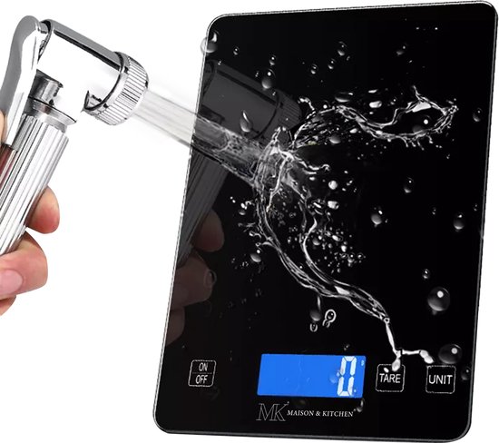 Digitale Precisie Keuken Weegschaal - 1gr tot 15 kg - Met Tarra Functie - Elektrisch - USB Opblaadbaar Digitale Precisie Keuken Weegschaal - 1gr tot 15 kg - Met Tarra Functie - Elektrisch - USB Opblaadbaar