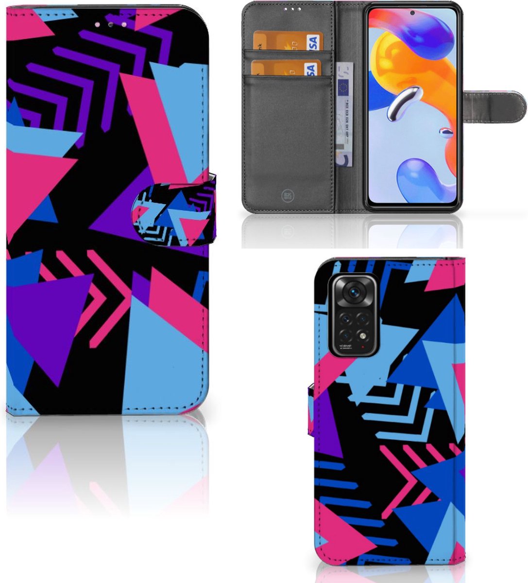 Coque à Clapet Pour Xiaomi Redmi Note 11 Pro 4G/5G – Livre Bleu – TPU Souple – Marque Mtb