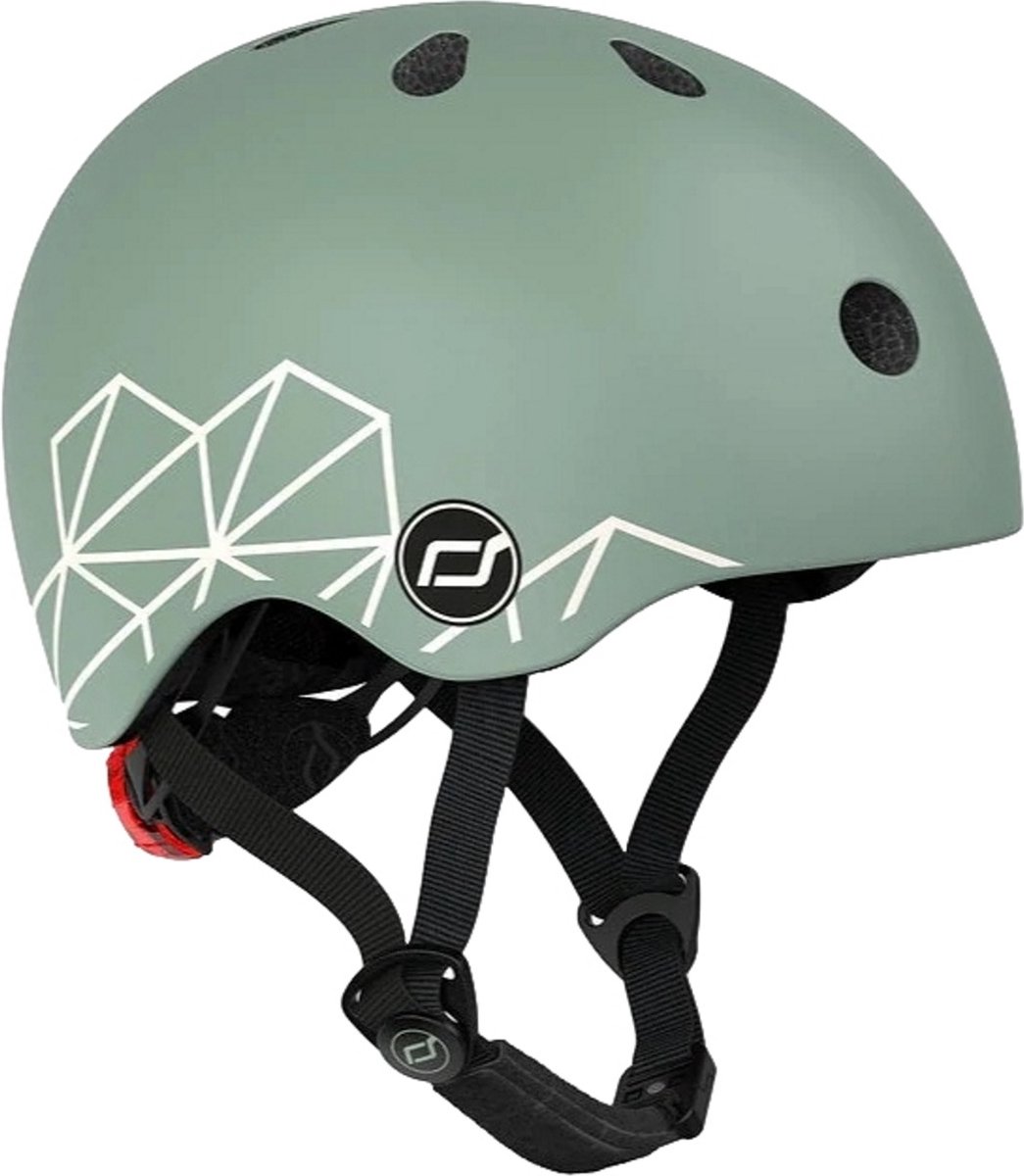 Scoot and Ride Green Lines Maat XXS-S Kinderhelm SR-96562