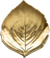 Costa Nova Riviera - vaisselle - bol feuille - or - faïence - H 3,3 cm
