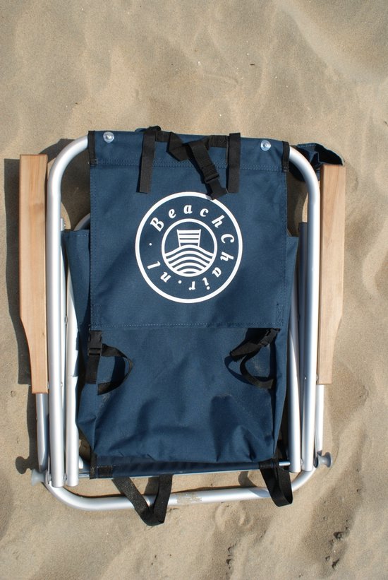 Easy Beach Chair - campingstoel aluminium - rugzakstoel - blauw — afbeelding 4