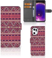 Étui pour téléphone portable OPPO Find X5 Pro Bookcase Aztec Violet