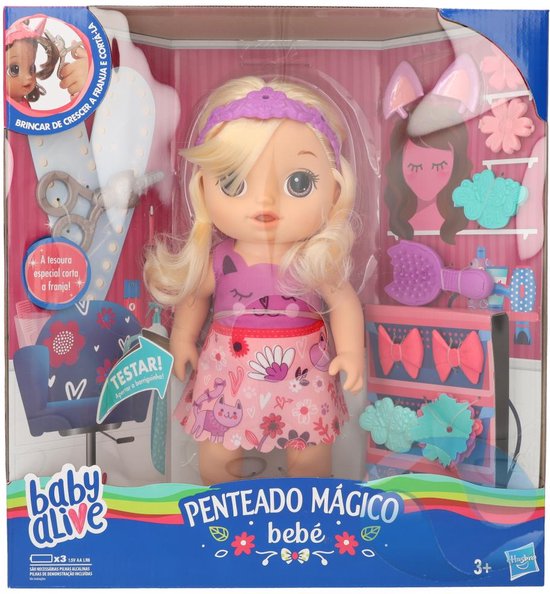 Hasbro Baby Alive - Ricarica Pappa In Polvere Per Bambole, 8 Buste Con Cucchiaio