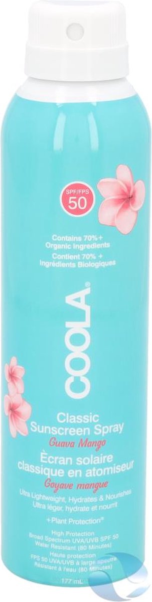 Coola - Classic Body Spray Sunscreen Guava Mango SPF 50 - 177 ml