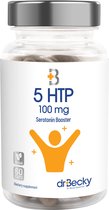 Dr. Becky | 5-HTP | 100 mg | Serotonine Booster | Bevordert een goede gemoedstoestand | Hoog geconcentreerd | 60 Vegan Caps