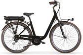Vélo électrique de dames de MBM Pulse 43 cm Roues du noir mat à 7 vitesses 26 ″