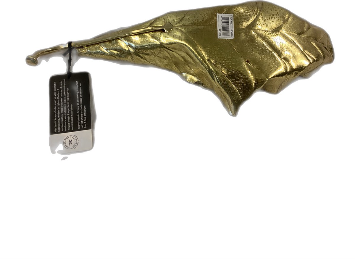 Sam & Sara Gouden Decoratieblad L42cm