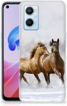 Smartphone hoesje OPPO A96 | OPPO A76 TPU Case Paarden