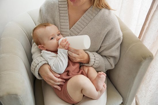 Elodie glazen babyfles - Baby flessen - Baby fles - Babyfles - Glazen flesjes - Babyflessen - 270 ml - Vanilla White van Elodie — afbeelding 2