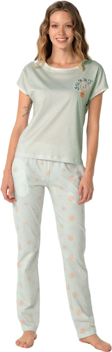 Pijadore - Dames Pyjama Set, Korte Mouwen - XL