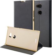 Roxfit Standing Book Case voor Sony Xperia XA2 Ultra - Zwart/Goud