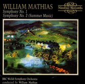 BBC Welsh Symphony Orchestra, Math - Mathias: Symphonies Nos.1 & 2 'Summer Music' (CD)