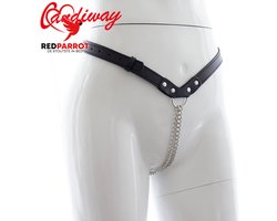 Erotische string - ketting en leder - Mannen en vrouwen - BDSM
