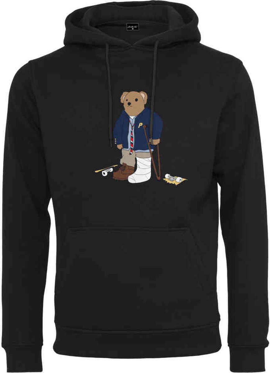 Urban Classics Hoodie/trui -XS- Skateboard Bear Zwart