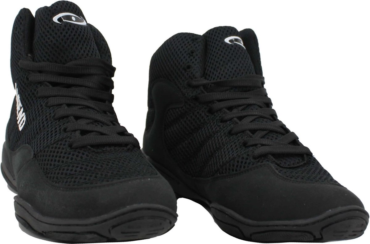 Legend Boksschoenen, Krav Maga- Fitness- Worstelschoenen zwart mesh Maat: 42