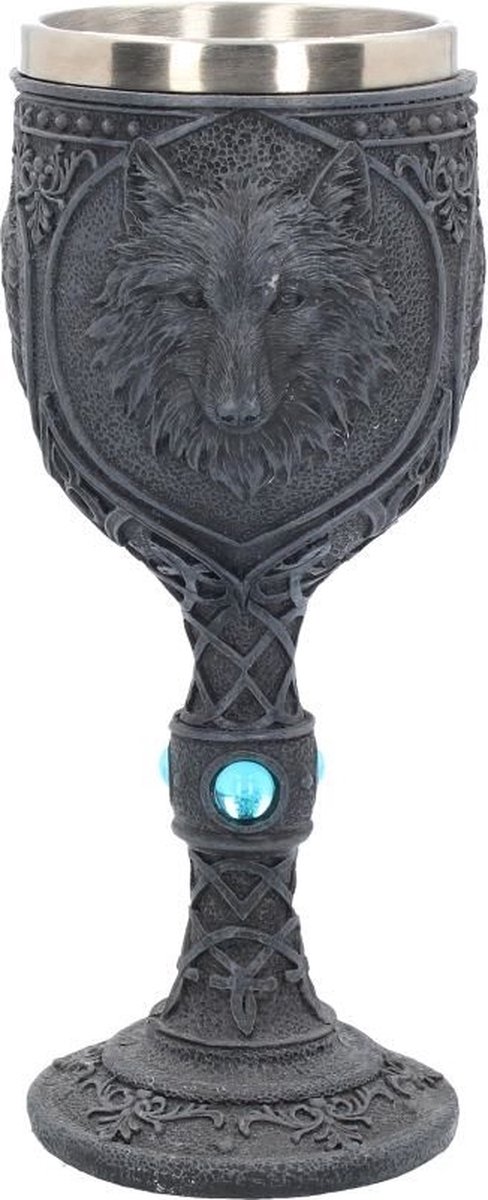 Nemesis Now - Wolf Fantasy Beker - Zwart