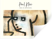 Muurstickers - Sticker Folie - Kunst - Paul Klee - Girl in mourning - 80x60 cm - Plakfolie - Muurstickers Kinderkamer - Zelfklevend Behang - Zelfklevend behangpapier - Stickerfolie