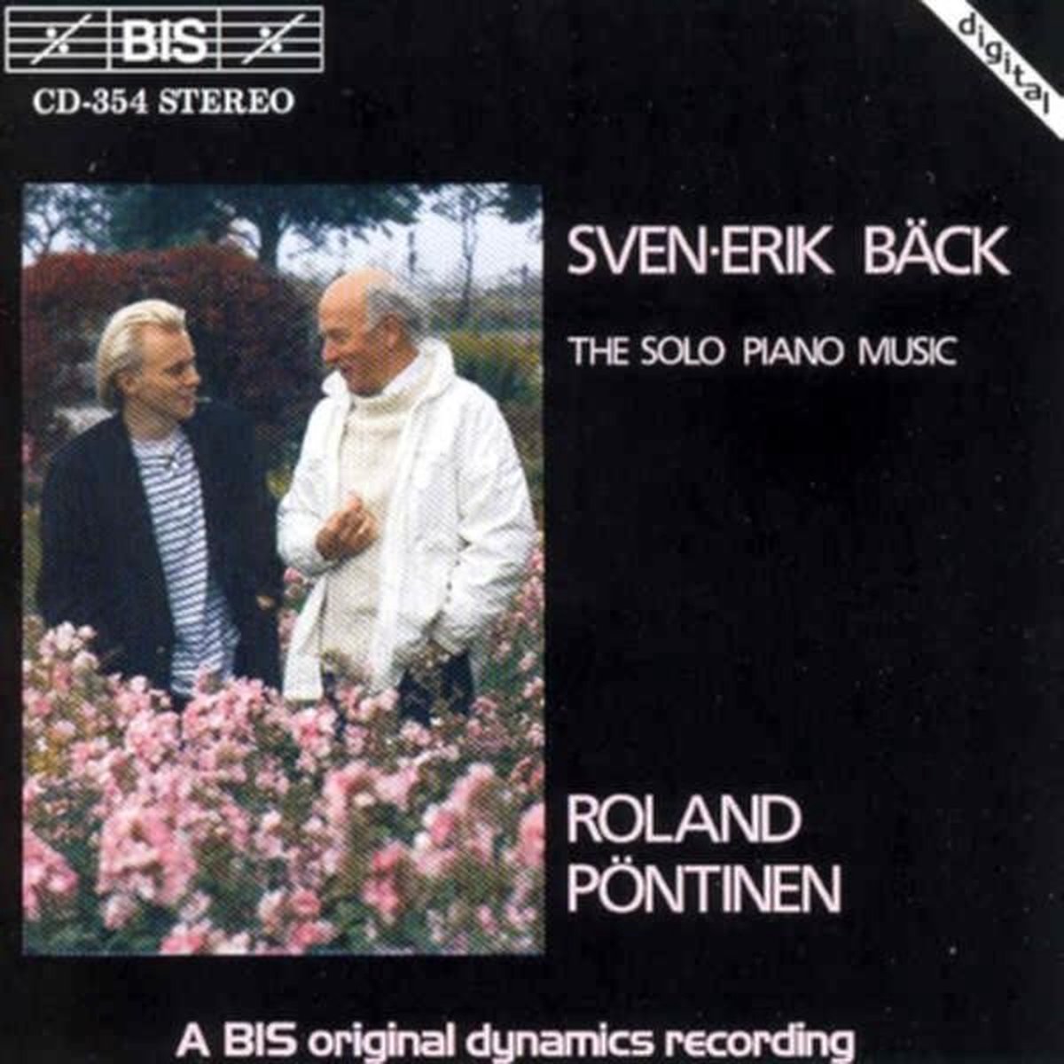 Roland Pöntinen - Bäck: The Solo Piano Music (CD)