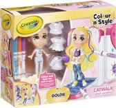 Crayola Color & Style Friends - Catwalk - Décorez votre poupée et habillez-vous !