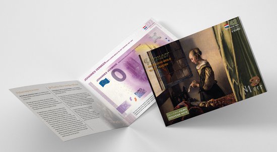 Afbeelding van het spel 0 Euro biljet Nederland 2021 - Vermeer Brieflezend meisje bij het venster LIMITED EDITION