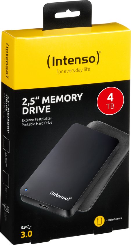 Sortie vermogen kortademigheid Intenso Memory Drive 4 TB Externe harde schijf (2.5 inch) USB 3.2 Gen 1  (USB 3.0)... | bol.com