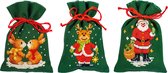 Vervaco Kerst kruidenzakjes set van 3 borduren (pakket) PN-0152334