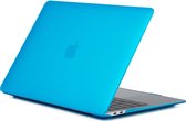 Mobigear Laptophoes geschikt voor Apple MacBook Air 13 Inch (2018-2020) Hoes Hardshell Laptopcover MacBook Case | Mobigear Matte - Blauw - Model A1932 / A2179 / A2337