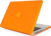 Mobigear Laptophoes geschikt voor Apple MacBook Pro 13 Inch (2008-2012) Hoes Hardshell Laptopcover MacBook Case | Mobigear Matte - Oranje - Model