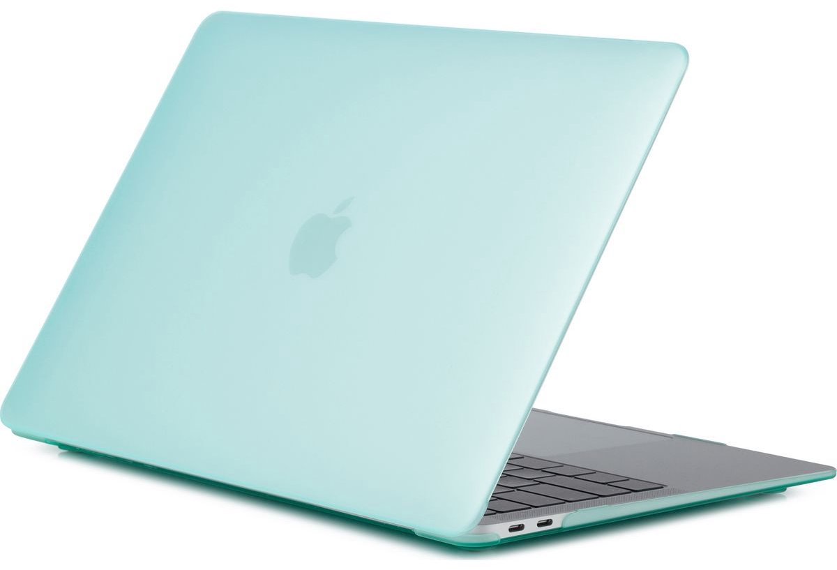 Mobigear Laptophoes geschikt voor Apple MacBook Air 13 Inch (2018-2020) Hoes Hardshell Laptopcover MacBook Case | Mobigear Matte - Groen - Model A1932 / A2179 / A2337