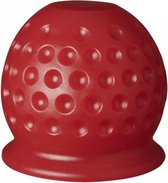 trekhaakdop Golfbal kunststof 7 cm rood