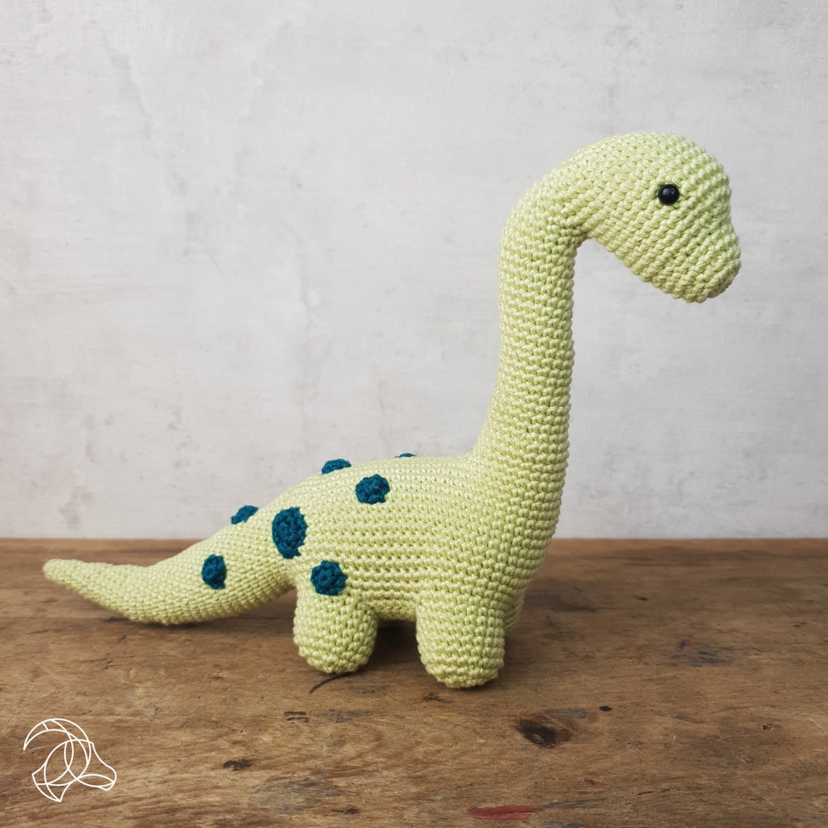 Hardicraft Brontosaurus Haakpakket - Haken - DIY - Voor Volwassenen - Knuffels - Haakpakketten — afbeelding 3