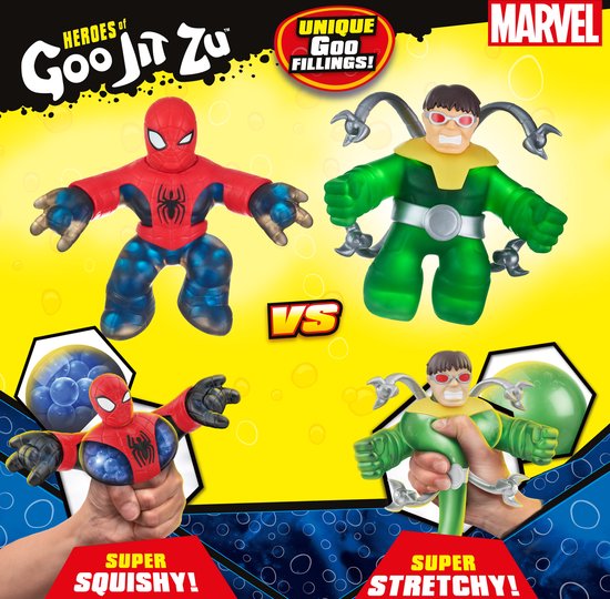 Goo Jit Zu Marvel Versus Pack - Spider Man Vs Docteur Octopus