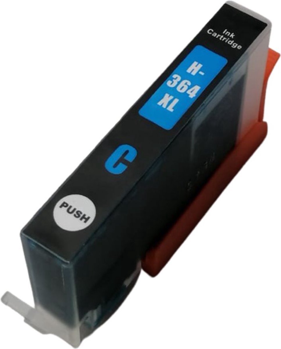 Inktplace huismerk 364XL Inkt cartridge Cyan / Blauw geschikt voor HP
