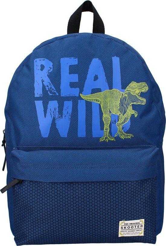 Skooter New Adventures Rugzak  Schooltas jongen - Blauw - Dino