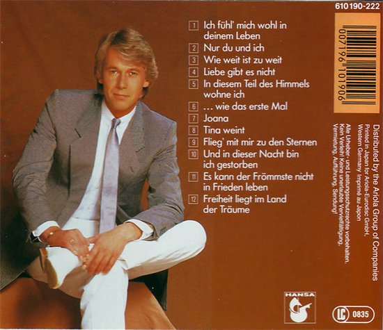 Roland Kaiser Ich Fühl Mich Wohl In Deinem Leben, Roland Kaiser CD