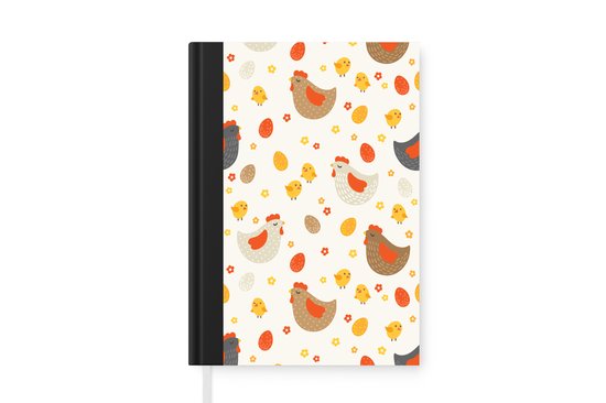 Cahier - Cahier d'écriture - Kip - Oeufs - Patron - Cahier - Format A5 - Bloc-notes