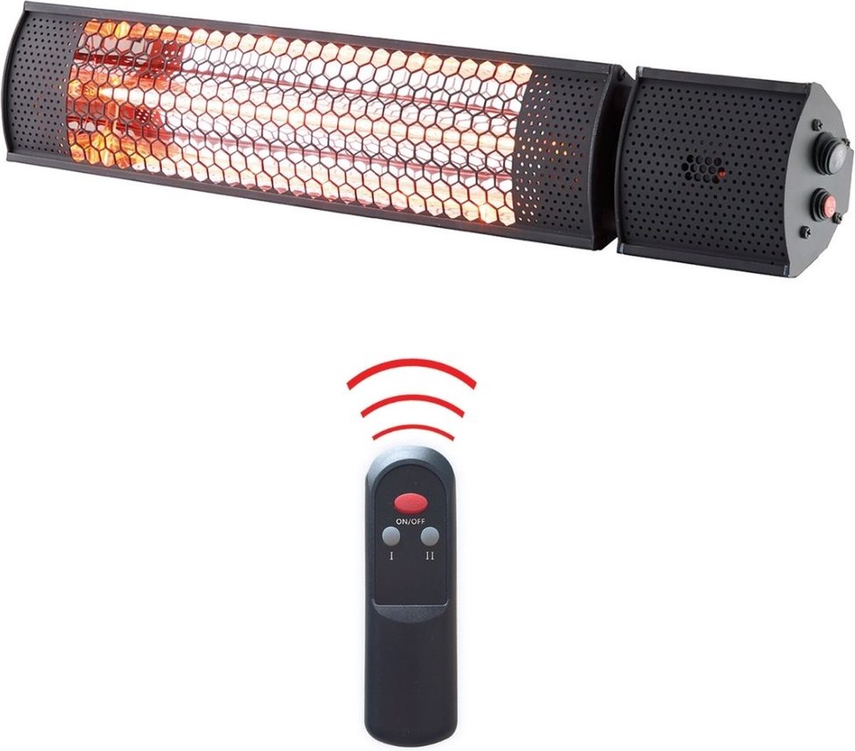 Starlyf Radiant Heater - Terrasverwarmer - Heater- Waterdicht - 1 Seconde Verwarmingstijd - Overhittingsbeveiliging